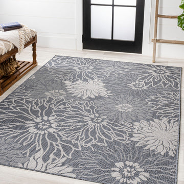 Bahamas Modern All-over Floral Indoor/outdoor Area Rug